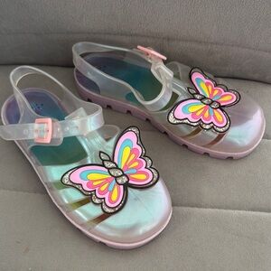 Sophia Webster Kids Jelly Sandals with Butterfly Design